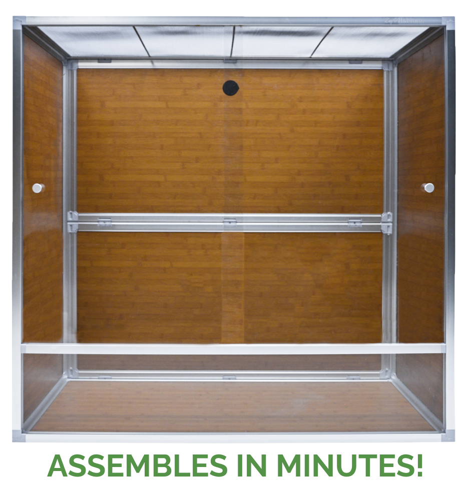 Sliding glass hot sale door reptile enclosure
