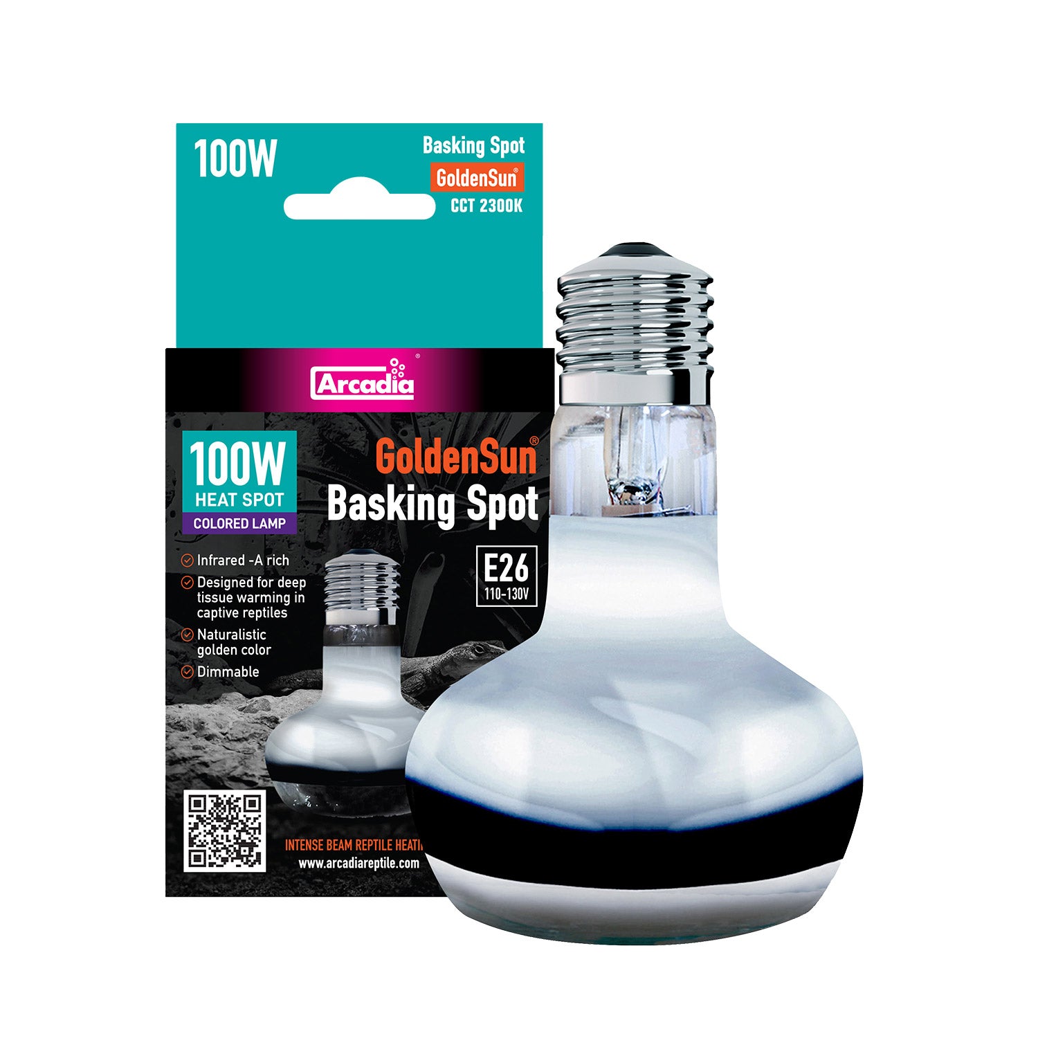 Golden sun basking lamp 100W