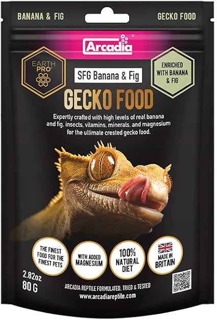 Arcadia EarthPro SFG Banana and Fig Gecko Diet, 80g