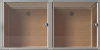 Two 2'x2'x2' PVC Panel Reptile Enclosures